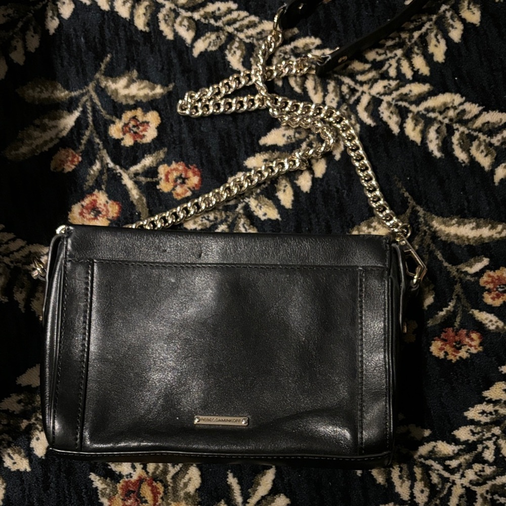 Rebecca Minkoff Black Leather Crossbody Bag